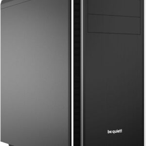 be quiet! Pure Base 600 Silver PC-Gehäuse, 2X Pure Wings 2 Lüfter, Radiatoren bis 360mm, 3-stufige Lüftersteuerung